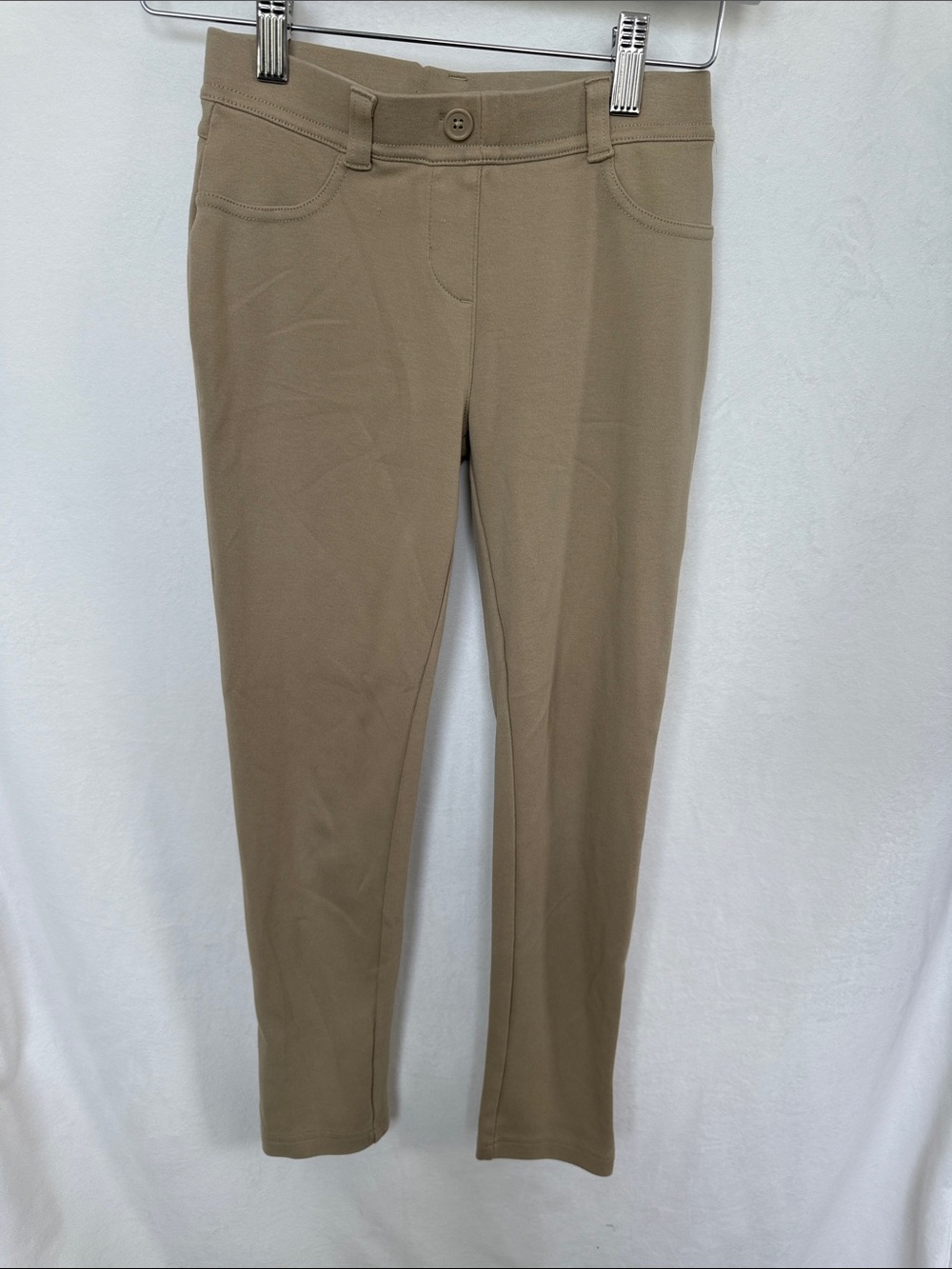 Nautica Slim Pull-On Pants in Taupe